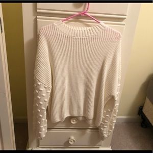 Mustard Seed Sweaters - balloon sleeve sweater, cream sweater, boutique Mustard Seed Sweaters - balloon sleeve sweater, cream sweater, boutique